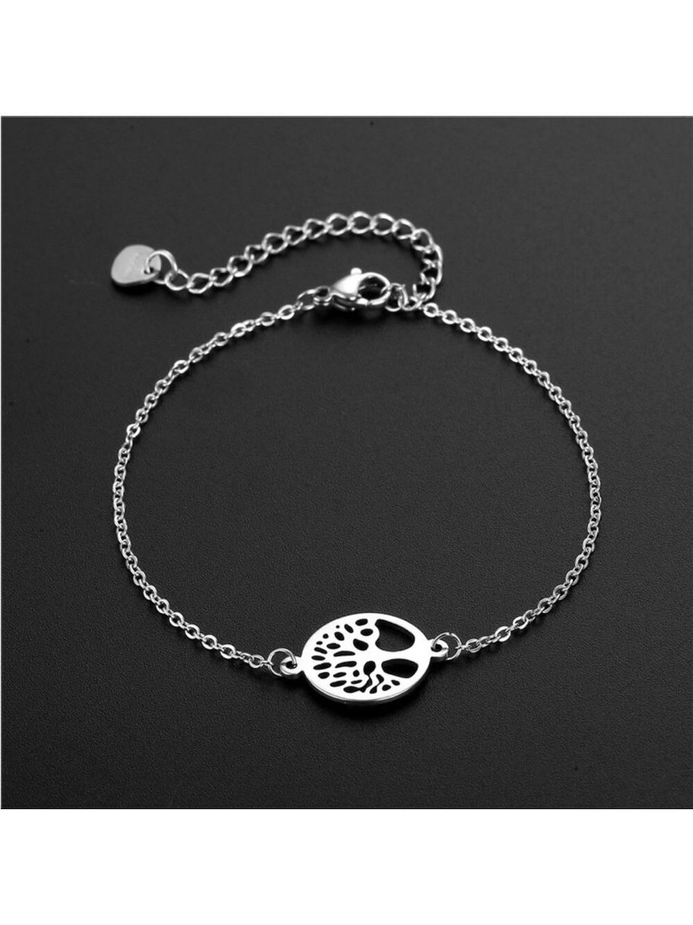 Family Tree of Life titanium stainless steel bracelet